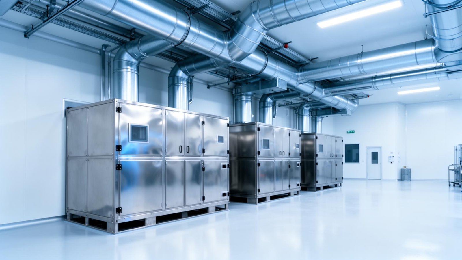Cleanroom HVAC corridor